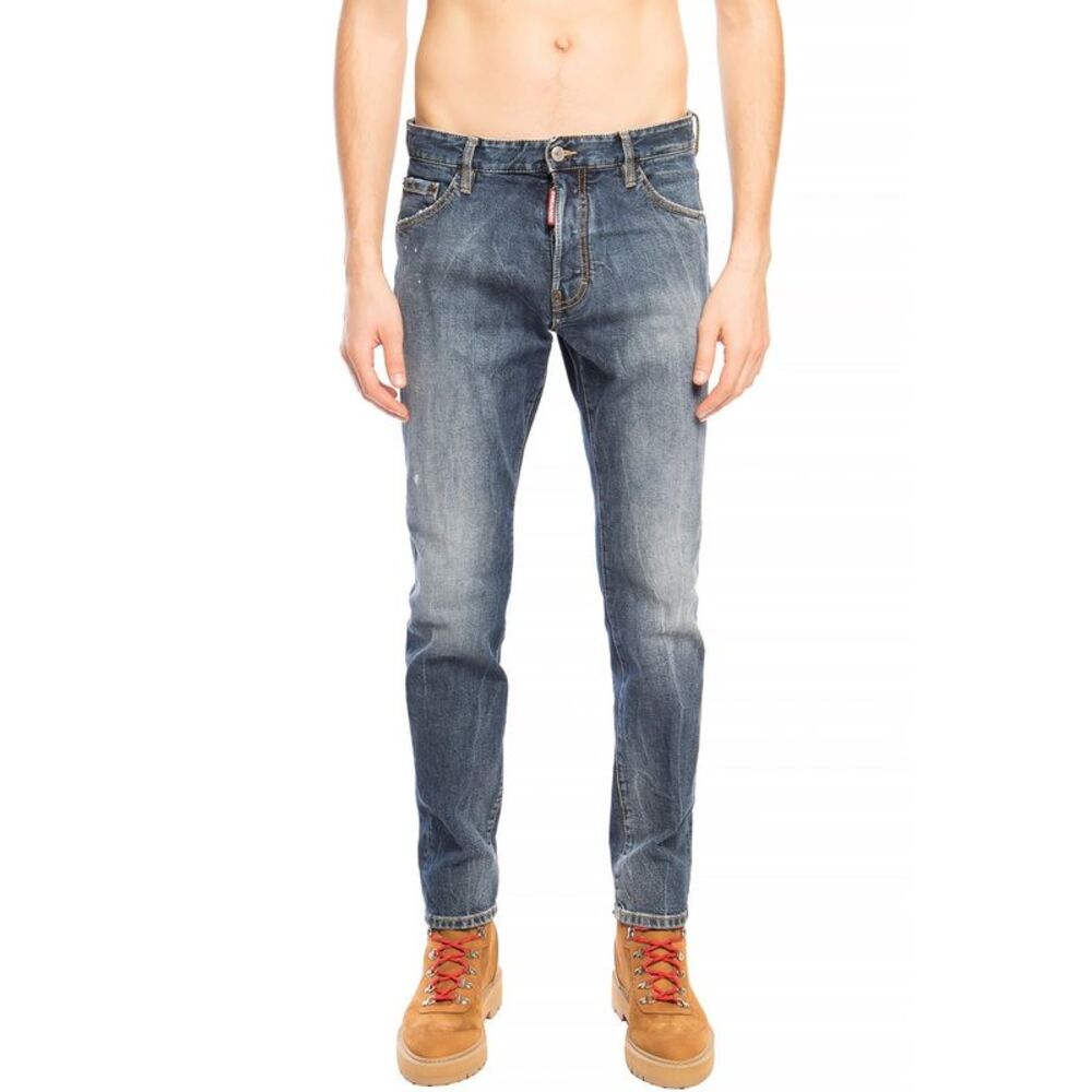 Dsquared² Blue Cotton Jeans Men's Denim